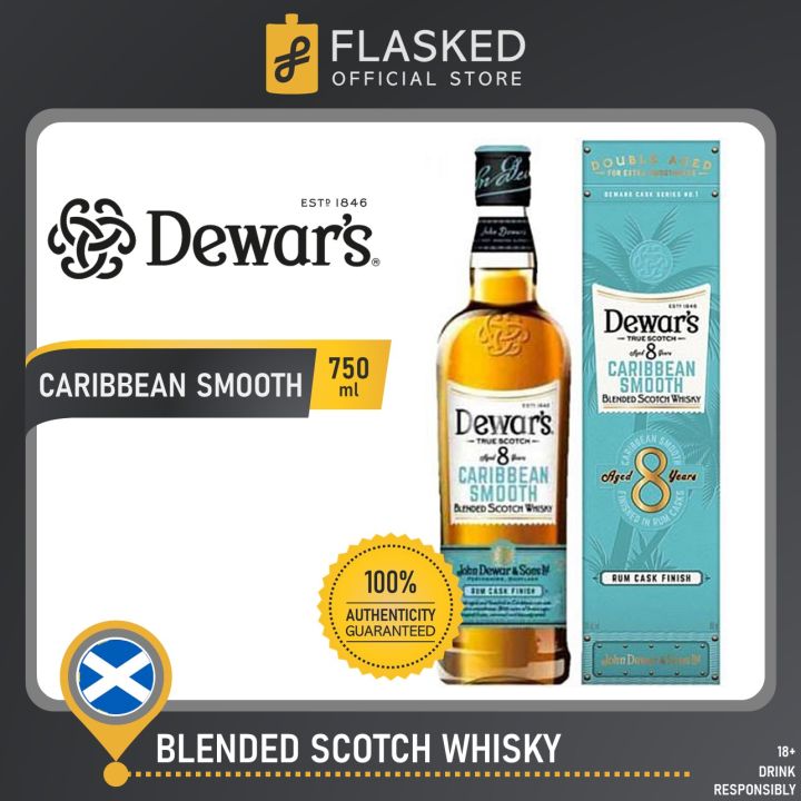 Dewar's Caribbean Smooth Blended Scotch Whisky 750mL | Lazada PH