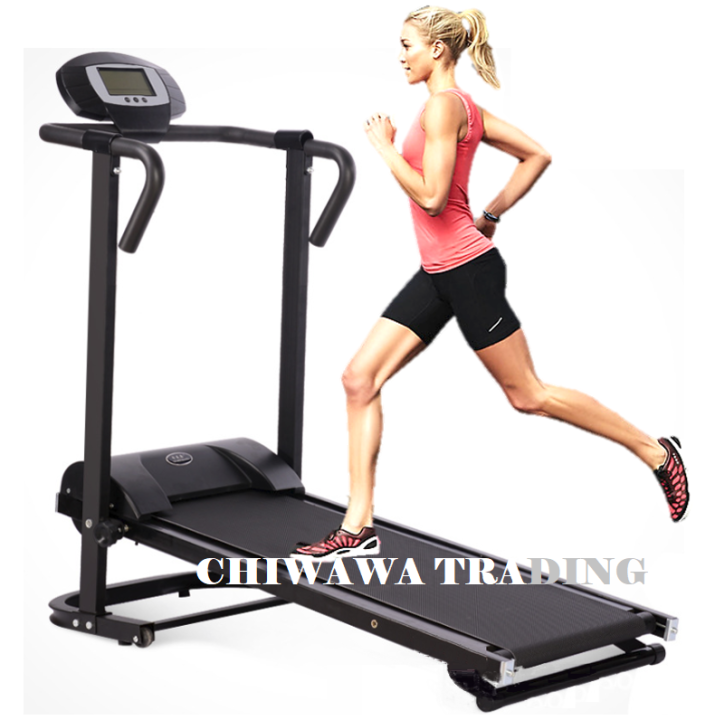 Professional Manual Treadmill Big Running Gym Machine Portable