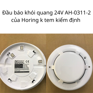 {Có Kiểm Định}Đầu báo khói quang 2 dây 24V Horing AH-0311-2-Dùng với hệ thống &tủ trung tâm báo cháy