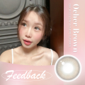 Lens Eyesme - Ocher Brown - Lens nâu tự nhiên - Kính áp tròng Hàn Quốc từ 0 đến 8 độ. 