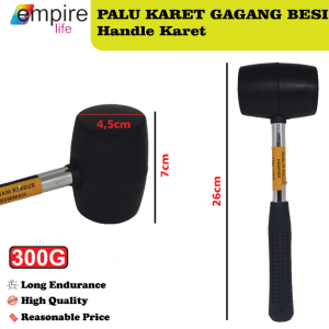 Palu Karet Gagang Besi Lapis Karet 300G | 400G | 500G