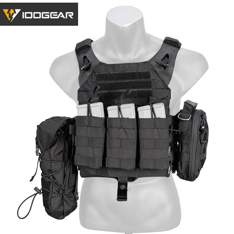 IDOGEAR Tactical JPC Vest Set Plate Carrier with Pouches