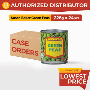 Susan Baker Canned Green Peas Case Orders for Wholesale Discount - 155g / 226g
