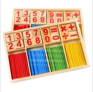 Montessori Game Early Learning Math Basic Calculation Wooden Stick