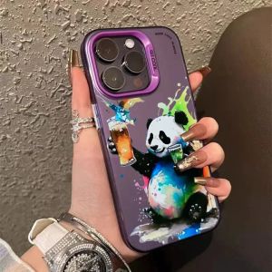 Case OPPO A60 Terbaru Cute Anime Cat Panda Premium Softcase - Hardcase