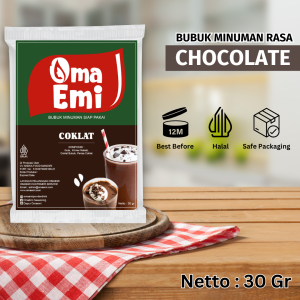 Bubuk Minuman {COKLAT} / {CHOCOLATE} 30 gr / Jual Bubuk Minuman Aneka Rasa