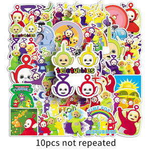 50PCS Baby Animated Film Teletubbies Cartoon Graffiti Waterproof Sticker Kid Toy