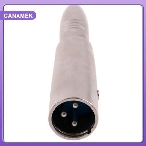 【CANAMEK】 1pc MIC 3 Pin XLR Male Plug to 1 4 Inch 6.35mm Mono Female Jack Audio Cable