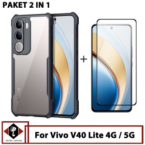 Promo Paket 2in1 Case Compatible Vivo V40 Lite 4G / V40 Lite 5G Free Anti Gores Kaca Pelindung Layar