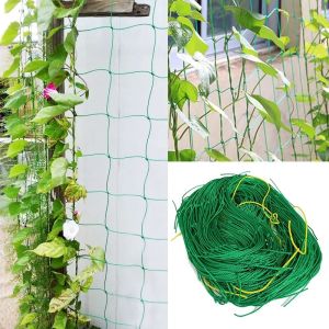 Garden Plants Climbing Net Nylon Net Support  Morning Glory Flower Vine Grow Bean Ivy Plant Garden Netting Tool