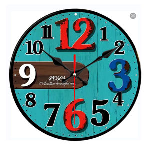 Colapa#Artistic decorative wall clock living room retro nostalgic creative clock home wall hanging