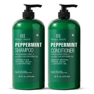 Botanic Hearth Tea Tree Shampoo And Conditioner Set    With 100% Pure Tea Tree Oil For Itchy And Dry Scalp Sulfate/Paraben Free    For Men And Women    16 Fl Oz Each