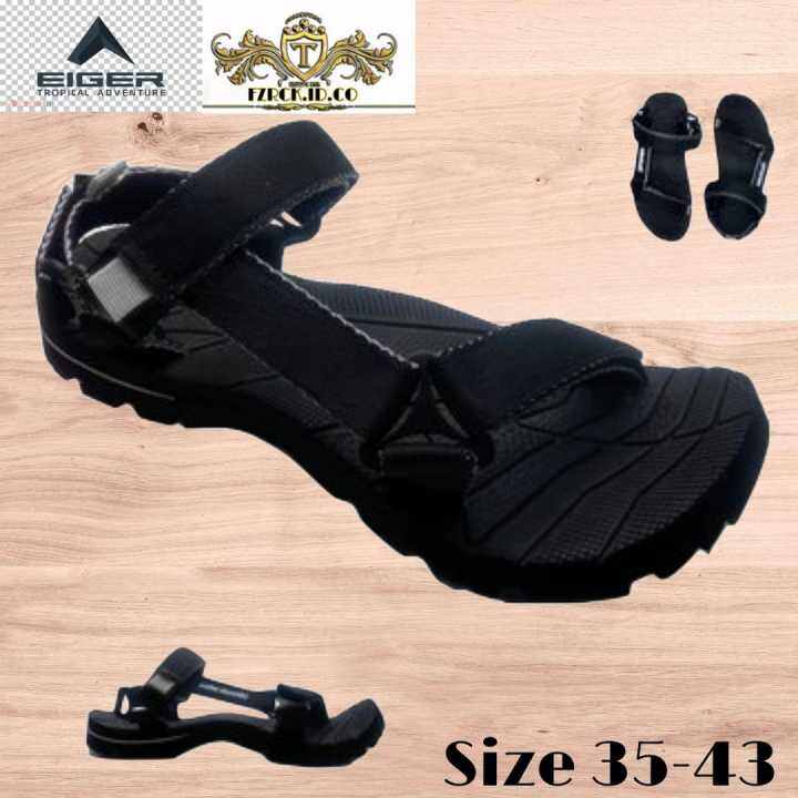 Romo Eiger Hitam Polos COD//Sandal Japit Gunung / Eiger Store Original ...