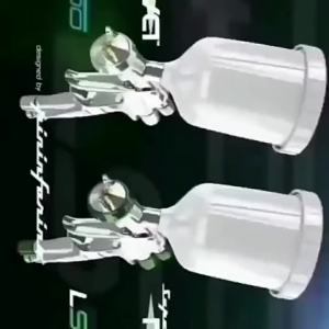 Profesional asli jepun Anest Iwata cat Spray pneumatik alat salutan WS400 cat kereta cat semburan tekanan rendah