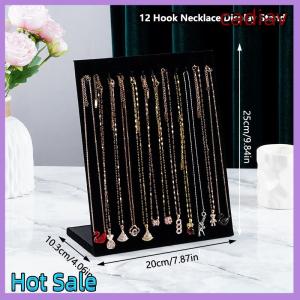 cadiav Flannel Necklace Pendant Display Stand Earring Display Board Women Jewelry Rack Bracelet Storage Holder Dangler Eardrop Shelf