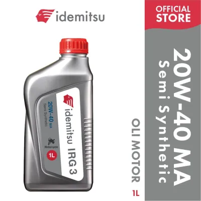 IDEMITSU IRG3 20W-40 MA Synthetic (0.8L/1L) Motorcycle Oil (Oli Mesin Motor)