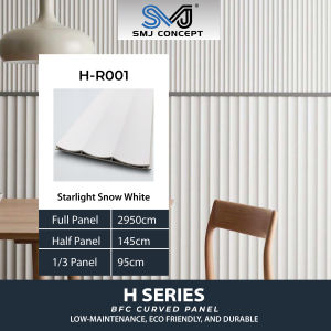 SMJ Ser-H Fluted Wall Panel WPC Panel Wall Panel Fluted Wall Panel PVC Fluted Panel Wall Panel Board Wall