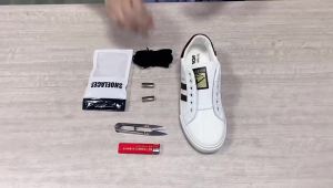 New Magnetic Lock Shoelaces without ties Elastic Laces Sneakers No Tie Shoe laces Kids Flat Shoelace for Shoes Accessories