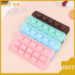 [Buytra] 1Pc 15 Hole Three-dimensional Heart-shaped Silicone Mold DIY Chocolate Ice Grid Mousse Mold Soft Candy Baking Mold