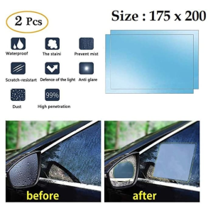 Stiker Anti Fog & Anti Air Embun untuk Mobil & Helm