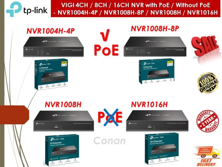 NVR1016H 16CH NETWORK VIDEO RECORDER VIGI TP-LINK NVR1016H