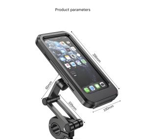 New Adjustable Waterproof Navigation Mobile Phone Holder Motorcycle Bicycle Mobile Phone Holder Fully Enclosed Touch Screen