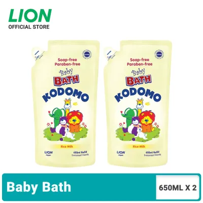 Kodomo Baby Bath Rice Milk Refill 650ml x 2