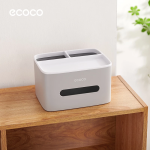 Tissue Holder Organizer Desktop Tissue Paper Towel Holder Box Dispenser (ECOCO by renemos)