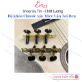 Bộ Khóa đàn Guitar Classic Alice vàng tai đen cao cấp có đủ 2 bên khóa kèm ốc vít Enzi. 