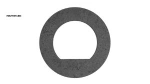 12 Pack 1" ID x 1-11/16" OD Trailer Axle Spindle D Shape Washer