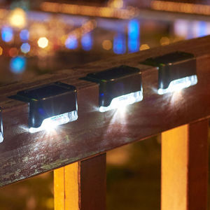 LED Step light Solar outdoor stair wall light waterproof lighting wall light fence light