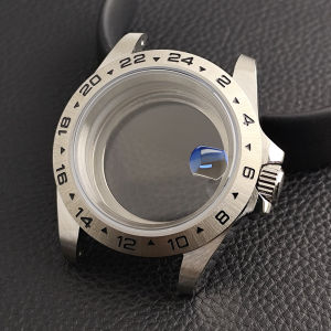 new Silver 39.5mm watch mens silver FIT NH34 NH35 movement case sapphire glass case 28.5 dial 20mm strap high-quality