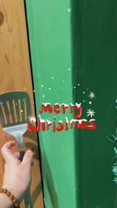 Hộp nhạc xoay khối xây dựng Giáng sinh diy Hộp quà lắp ráp khối nhỏ quà tặng Giáng sinh