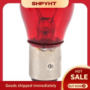 SHPYHT 2 cái baw15d Màu Đỏ phanh dừng đuôi ánh sáng bóng đèn xe 12V đèn báo rẽ đèn cảnh báo