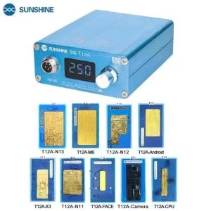 T12A-N15 4-in-1 Soldering Station Kit Motherboard Repair Tool For Iphone 12 13 14 15 Cpu Nand Heating Disassembly Platform For Iphone 12 13 14 15