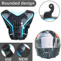 Motorcycle Helmet Camera Holder Full Face Front Chin Phone Mount Bracket Riding Helmet Belt Strap For Gopro hero 13 12 insta360 X4 DJI Action 5 Pro Camera Cellphone. 