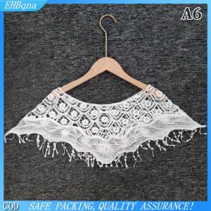 COD Phụ nữ Đan Rỗng ra Khăn choàng quấn đám cưới cô dâu buổi tối ăn mặc ren khăn choàng đám cưới hướng dương ren khăn SHRUG CAPE Poncho
