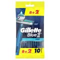 Gillette Men Blue II Plus Disposable Razors (Fixed Head) 10pcs. 
