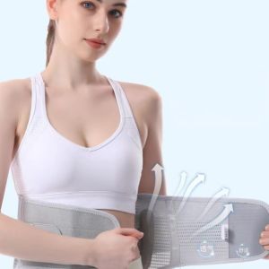 Guoftstars Lumbar Back Brace with 6 Manganese Steel Support Plates Adjustable Waist Belt for Sciatica Herniated Disc Pain Relief Waist support belt .AutoMaxion