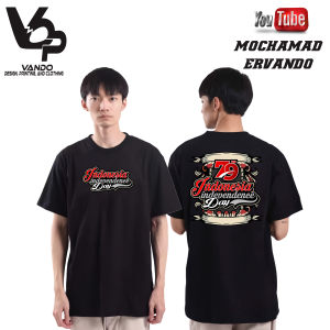 Kaos Hut RI 79 DIRGAHAYU Indonesia Vol 3 Pria dan Wanita 17 agustus 1945 kemerdekaan RI