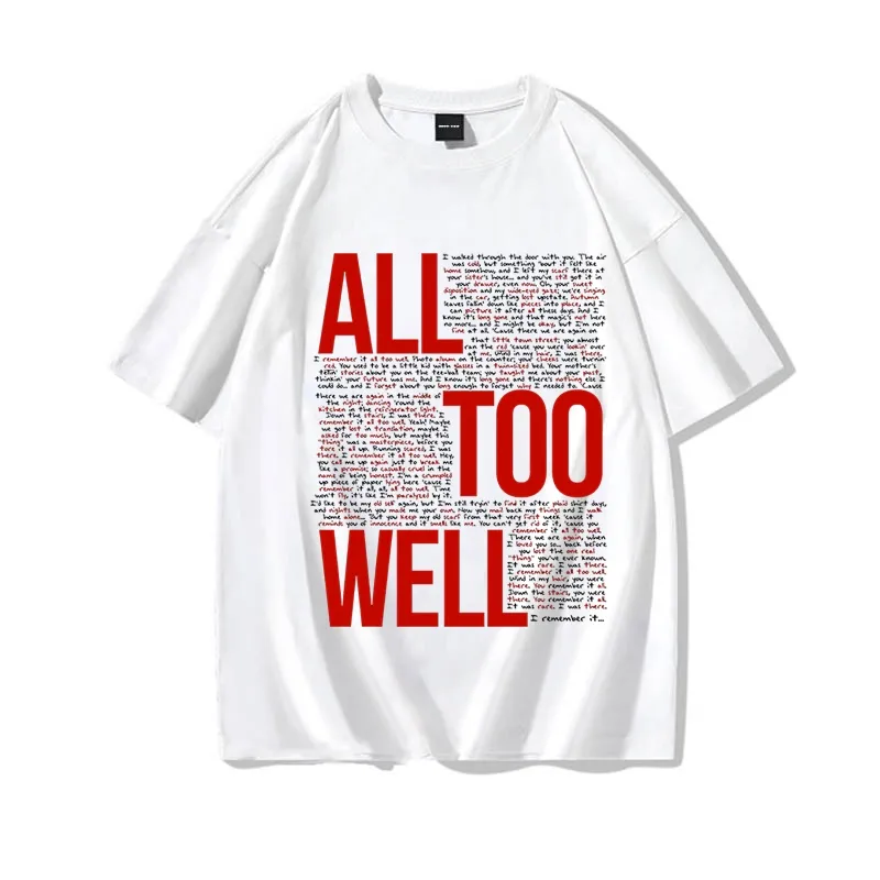 Taylor Swift T-shirt Women's Short Sleeve Vintage 100 Cotton Tshirt Summer  Fashion Print T-Shirt Pattern Casual Versatile TOP - AliExpress
