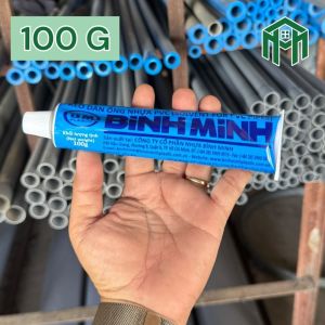 Keo dán ống nước nhựa PVC loại 25 50 100 200 500 gam hiệu Bình Minh (BM)