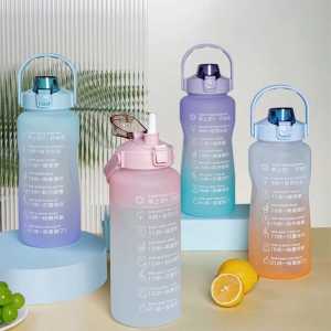 Botol Minum 2 Liter | Botol Minum Motivasi 2 Liter Free Packing Bubble Wrap