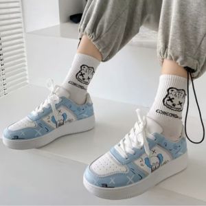 ACA Sepatu Kets Sneakers Kawai Anime Fashion Kasual Anak Perempuan dan Wanita Dewasa Trendy Low Top Elegan