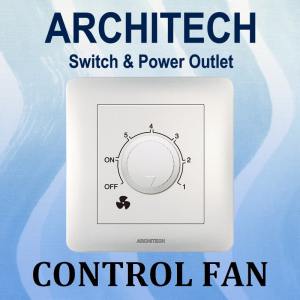 ARCHITECH INFINITY A63-K11 WHITE Sakelar - Saklar Pengatur Kipas 100W