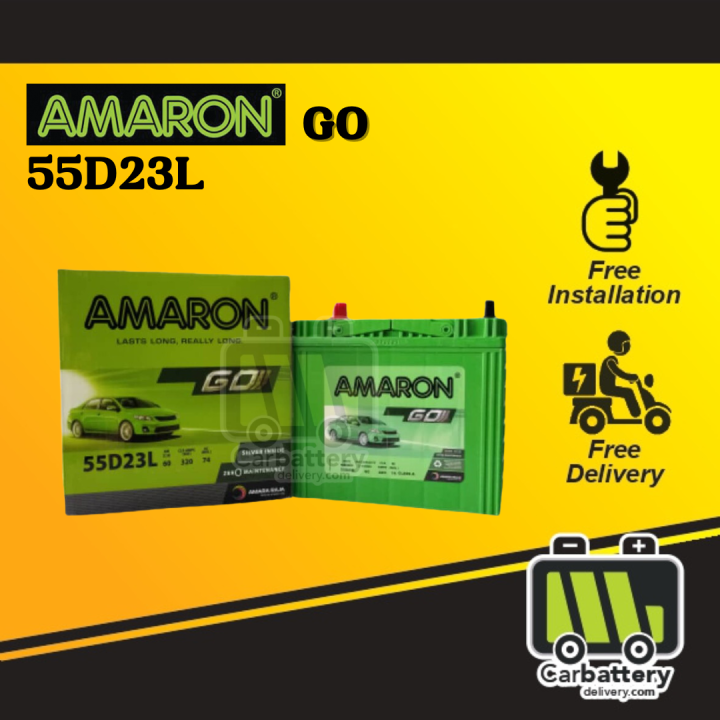 [Installation Provided] Amaron GO 55D23L Car Battery Bateri Kereta ...