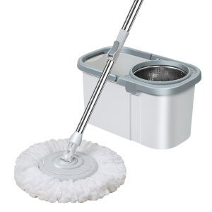 ถังถูพื้นแบบถังปั่น ชุดถังปั่นสแตนเลส ผ้าพร้อมไม้ถูพื้นและผ้าม๊อบ ใช้งานง่าย ชุดถังปั่นไม้ม๊อบ Spin Mop ไม้ถูพื้น ไม้ม๊อบถูพื้น ถังปั่นไม้ม๊อบ ไม้ม็อบถูพื้น ทำความสะอาด Clean ไม้ถูพื้นแบบขี้เกียจ