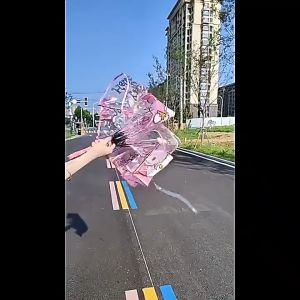 Kids Cartoon Transparent Folding Umbrella Automatic Foldable Portable Lightweight Best Gift for Kids