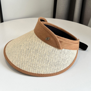 Sun Hat Bucket Hat for Women Sunscreen Big Brim Summer Beach Straw Sun-Proof Woven Hat Fisherman Hat Sun Protection Sivero