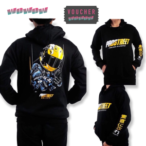 Pro Street PROSTREET Hoodie Jaket Sweater SUNMORI RIDERS RIDING NIGHT FULL PRINT - PREMIUM QUALITY - CLOTHING DISTRO OUTFIT BRAND MEN / PERIA / COWO - LOCAL BRAND HELM